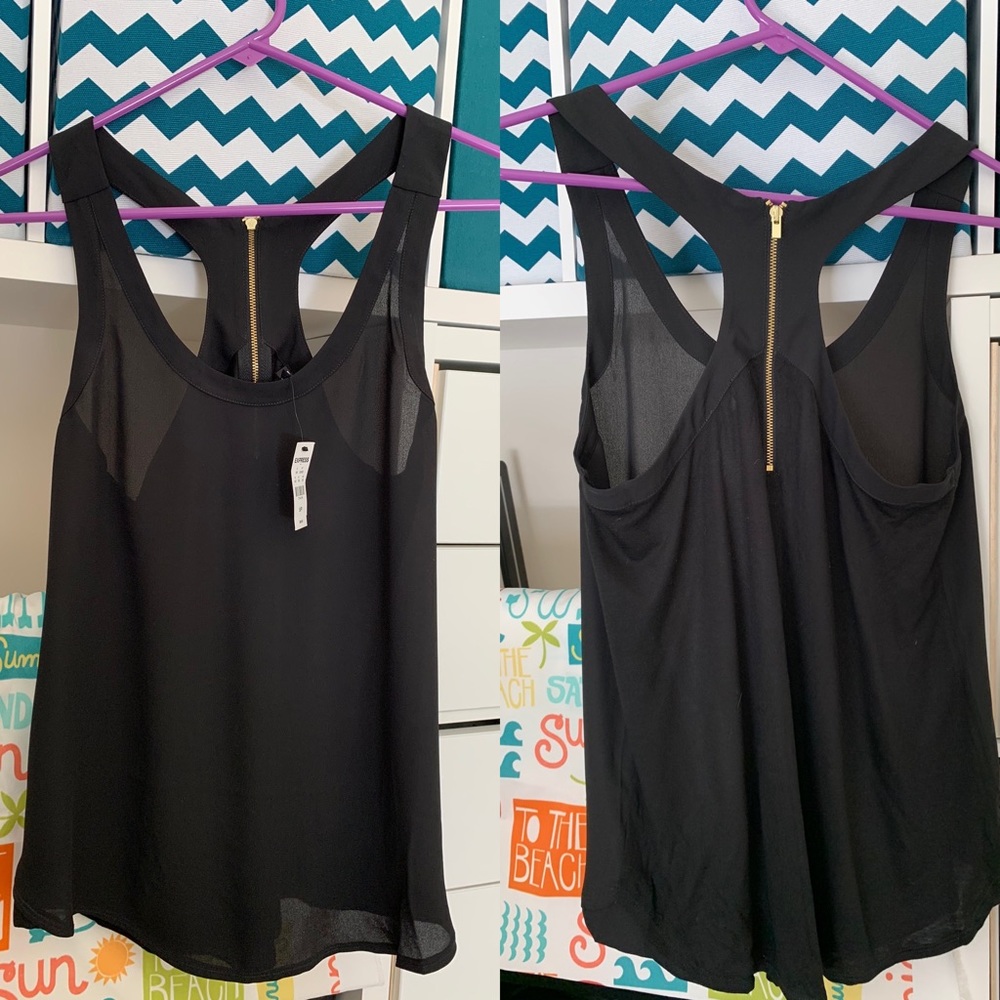 Black tank top